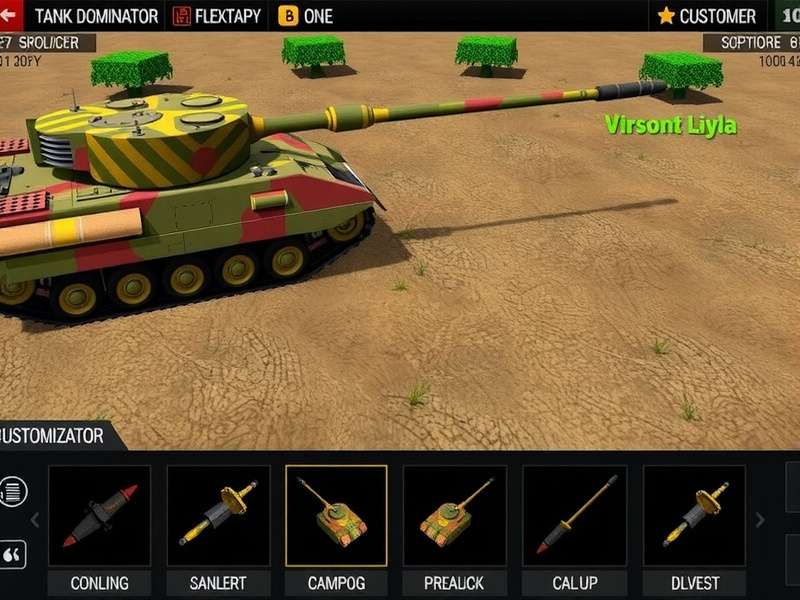 Sultan Tank Dominator Gameplay Screenshot